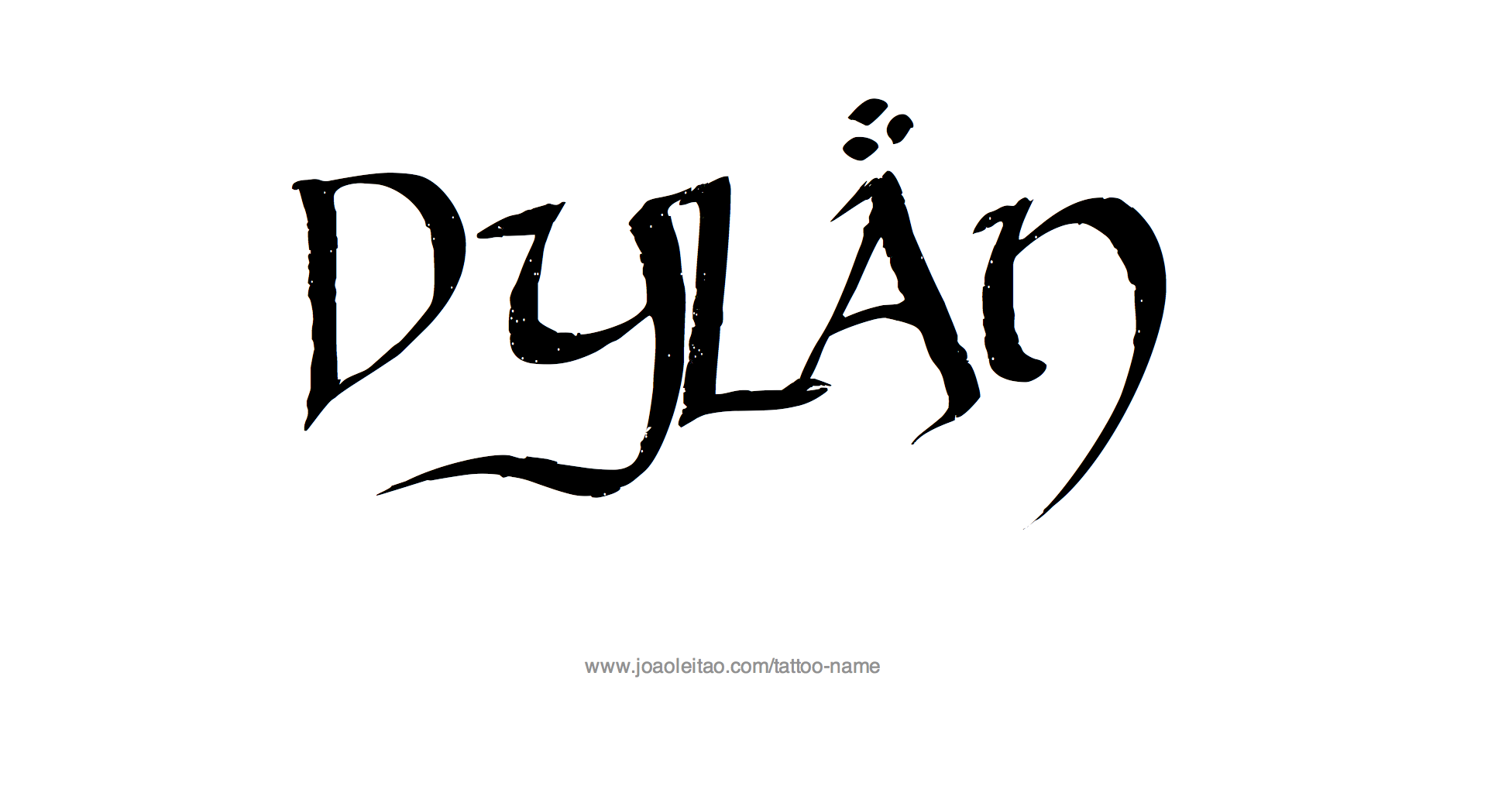 Dylan Name Tattoo Designs